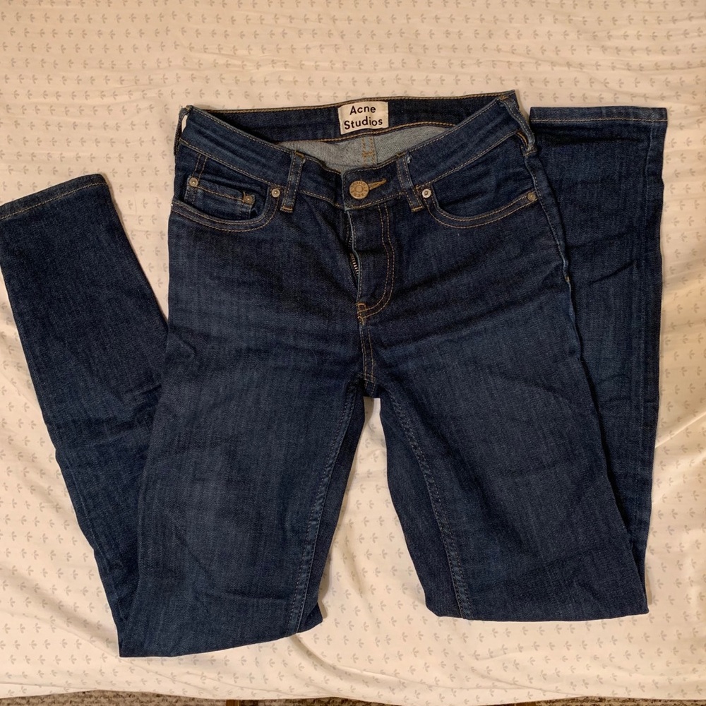 Acne Skin 5 raw reform jeans